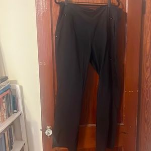 Set of 2 Purple Label Yoga scrub pants size XL